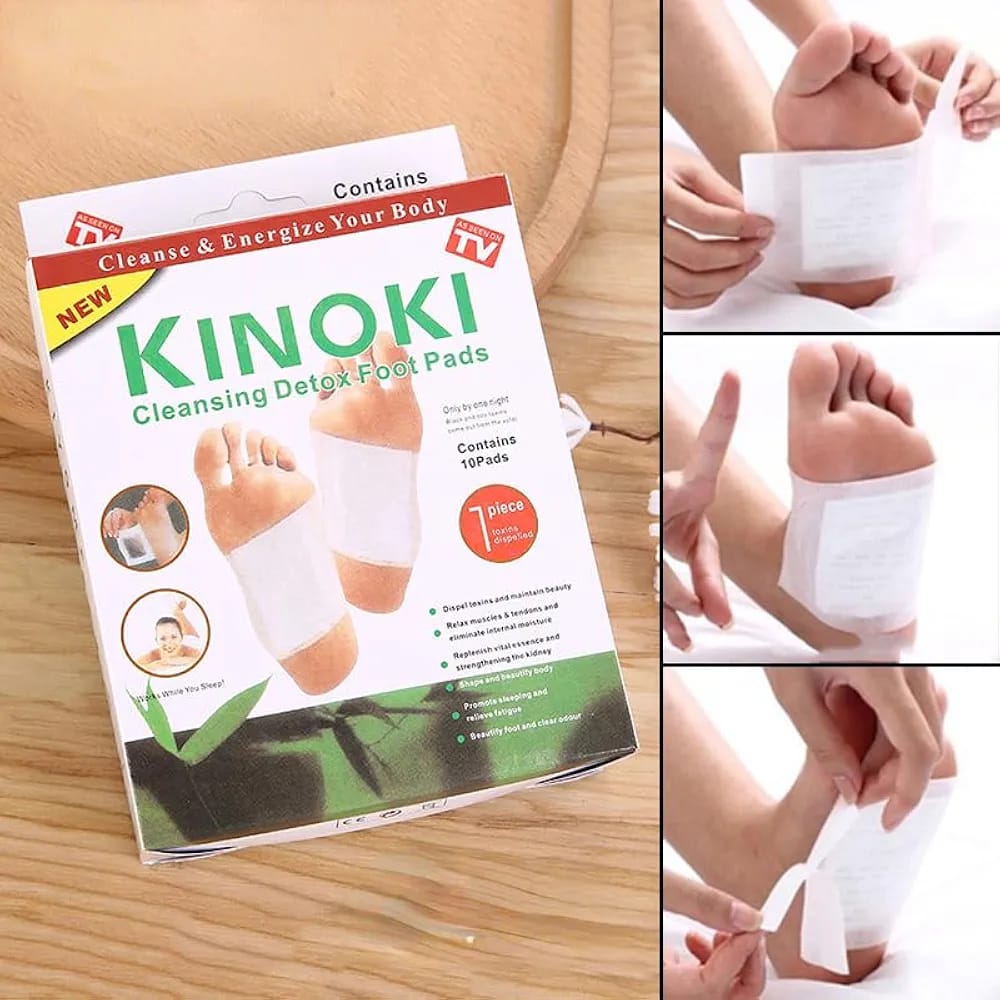PARCHES DETOX KINOKI CAJA X10 ⁓ Limpia y Desintoxica El organismo