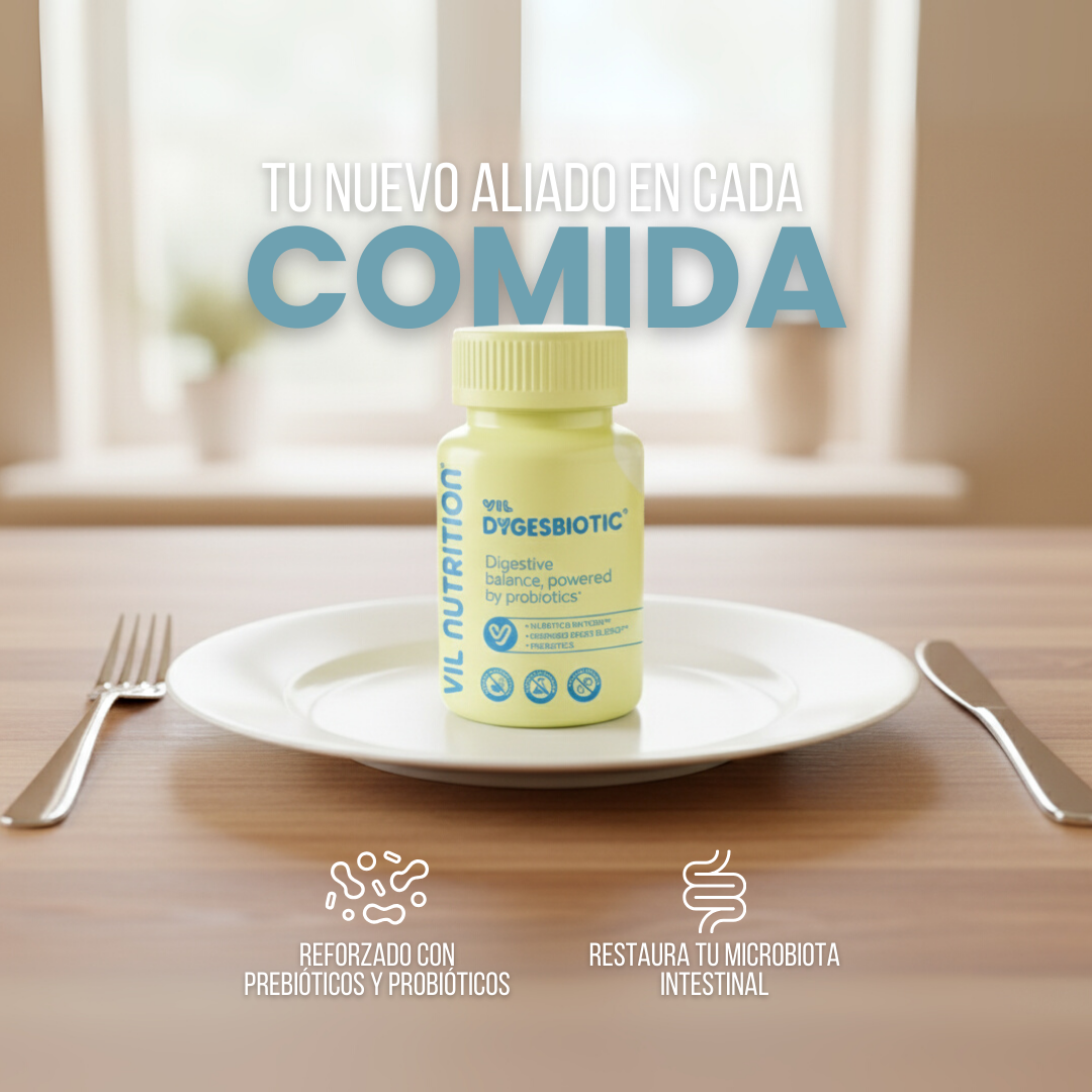 VIL DYGEST BIOTIC™ – El probiótico que reconecta tu intestino con tu cerebro para una digestión automática
