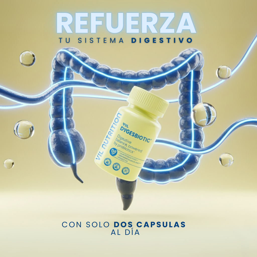 VIL DYGEST BIOTIC™ – El probiótico que reconecta tu intestino con tu cerebro para una digestión automática