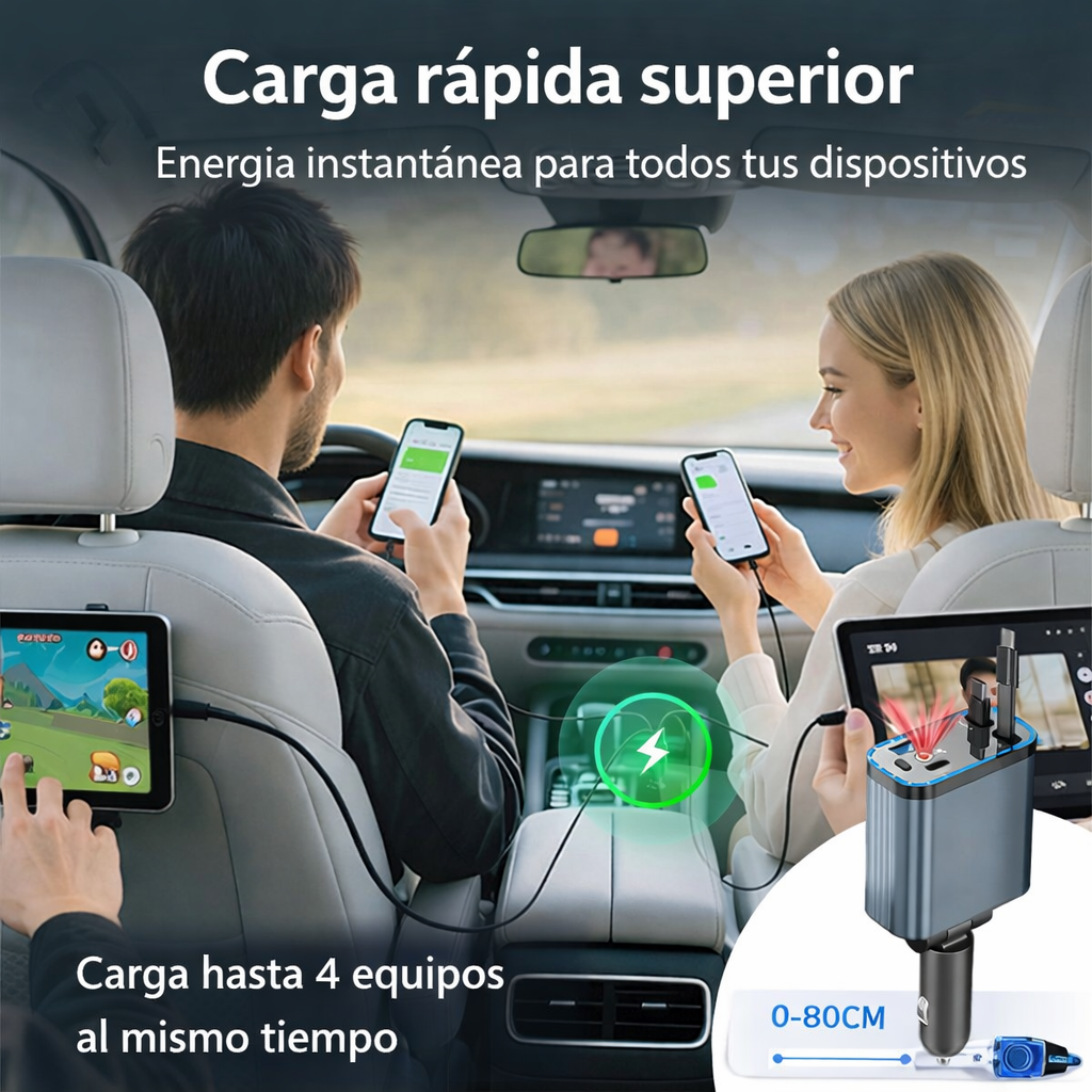 ⚡Voltix Drive Pro — Cargador Multiple 4 en 1 → [40% OFF]