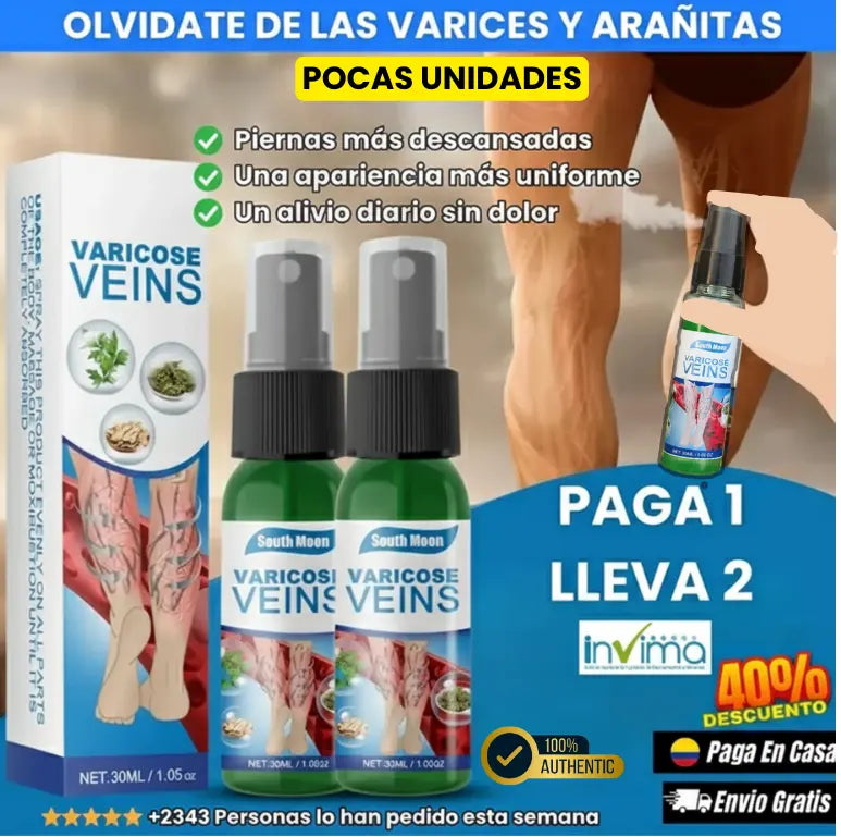 SPRAY V₳RICOSE VEINS™ ⁓ COMBO 2X1 ⁓ Adios varices